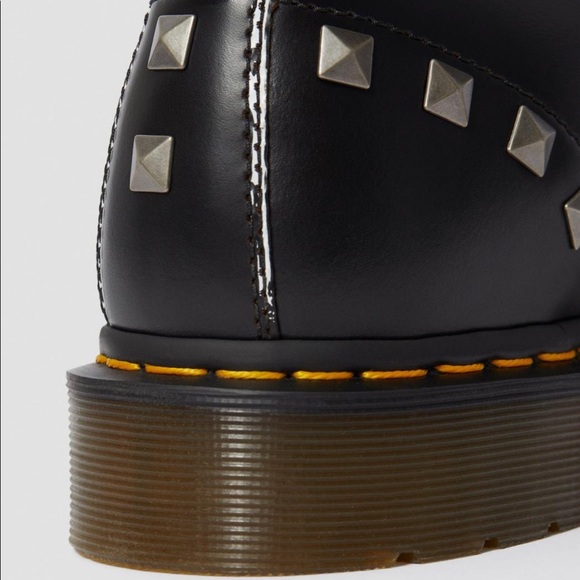 Dr.Martens 1460 Stud BLACK ROLLED VINTAGE SMOOTH - Picture 9 of 15